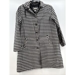 Capelli Women's Size M No Belt Rain jacket Black & White‎